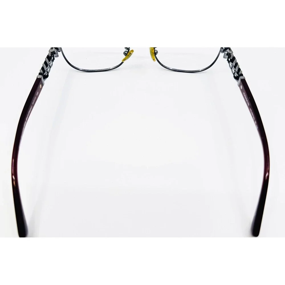 Coach Eyeglasses Womens Gunmetal Milky Black Cherry HC 5072Q 51-17-135